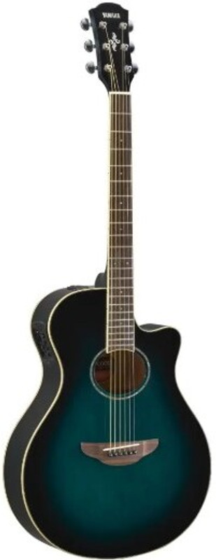 YAMAHA APX600OBB Semi-acoustic Guitar Spruce Rosewood Right Hand Orientation(Blue, Black)