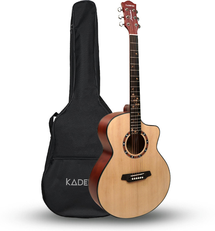 KADENCE KFR77-NAT 40 inch FR77(with Online Classes) Acoustic Guitar Spruce Wood Rosewood Right Hand Orientation(Natural)