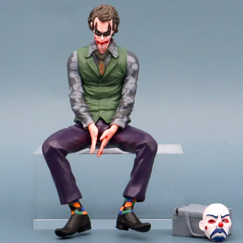 funfob Batman Joker Action Figure Height -15cm (Joker Sitting)(Multicolor)