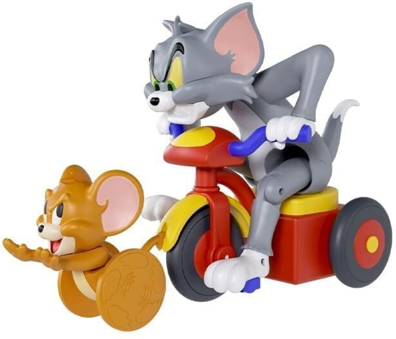 PICKNIES Tom and Jerry Pull Back Toy for Kids | No Battery Needed(Multicolor)