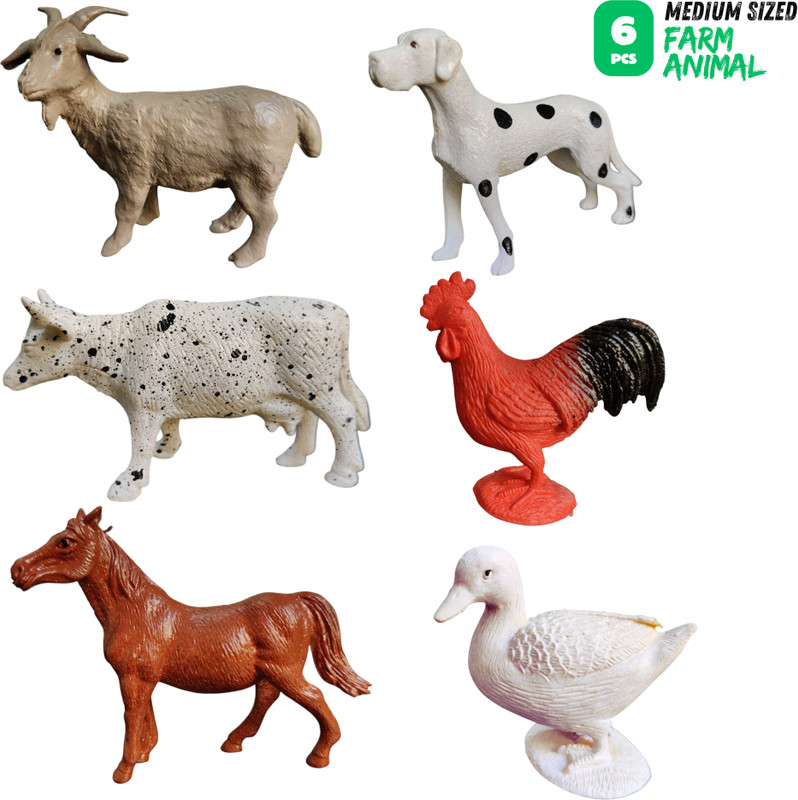 ZESTHOME Mini Animal Toys Set for Kids - Educational Animals Toys for Kids (2 Inches)(Multicolor)