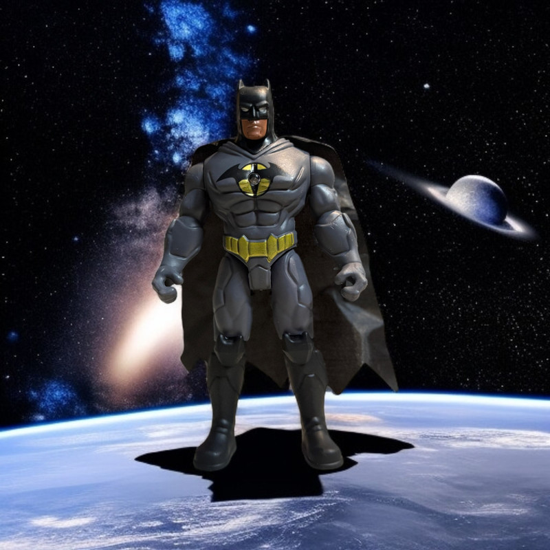 Zuuluzrs Batman Superhero Action Figure Toys, Kids Superhero Toys(Black)