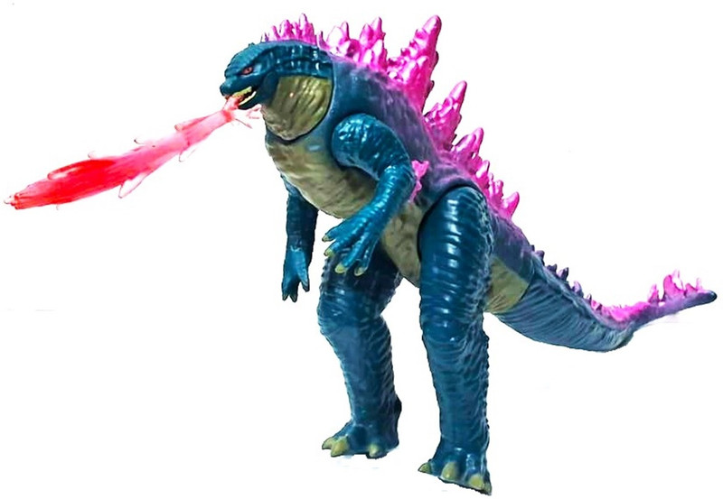 FOZZO-SK New GODZILLA Heat Ray Atomic Breath High Detail Action Figure Toy Monster Movie(Black)
