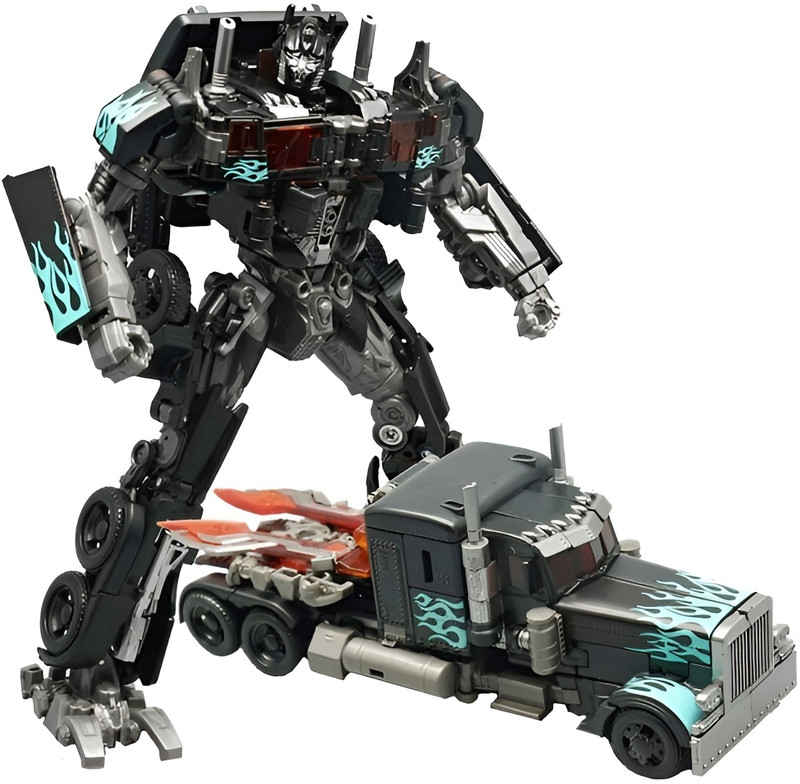 Metaformation Transforming Robot Truck Toy for Kids 2-in-1 Action Figure Car Age 6+(Grey, Green)