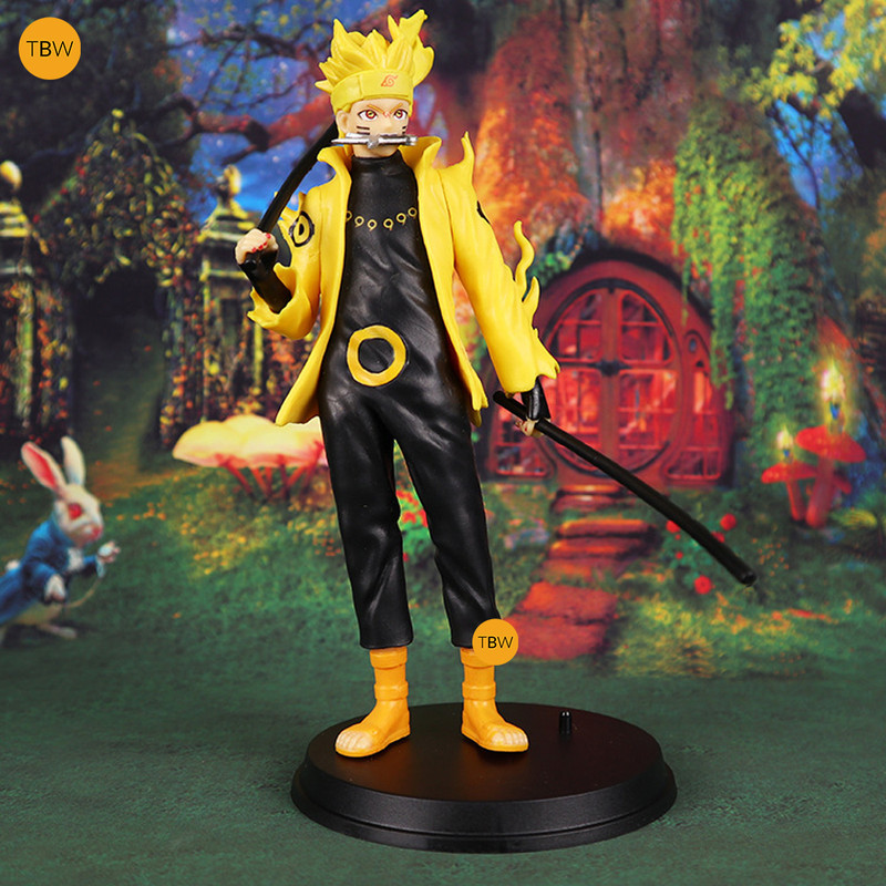 THE BLAZE WORLD Naruto Anime Action Figure Sage Mode 20cm Standing Toy for Kids Figurine(Multicolor)