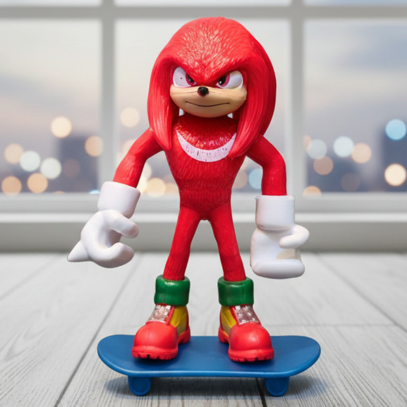 funfob Sonic Action Figure Big Size Height-15cm For Kids & Adults | Red(Red)