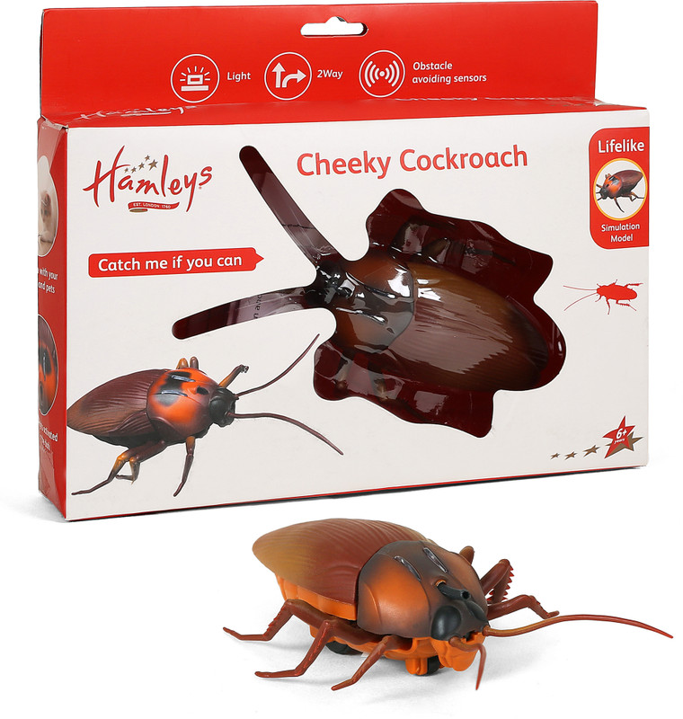 Hamleys 493664267 Cockroach Gag Toy(Brown)