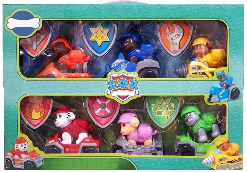 SR Toys Ready to Attack Pup Buddies Power Petral Hero Rescue Dog Team(Multicolor)