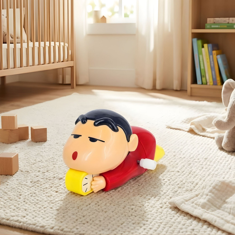 WHITE POPCORN Premium Shinchan Crawling Toy RANDOM DESIGN AS PER AVAILABLE(Multicolor)