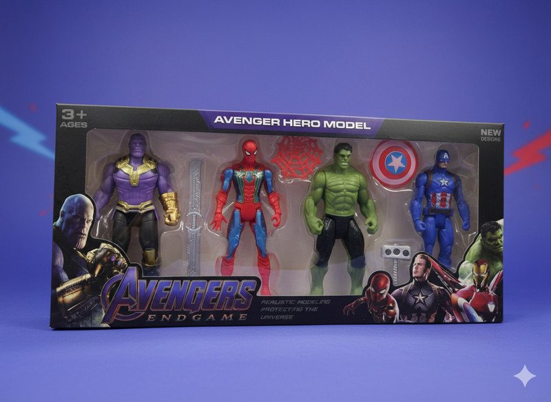 gift gallery Avenger Hero Model Set(Multicolor)