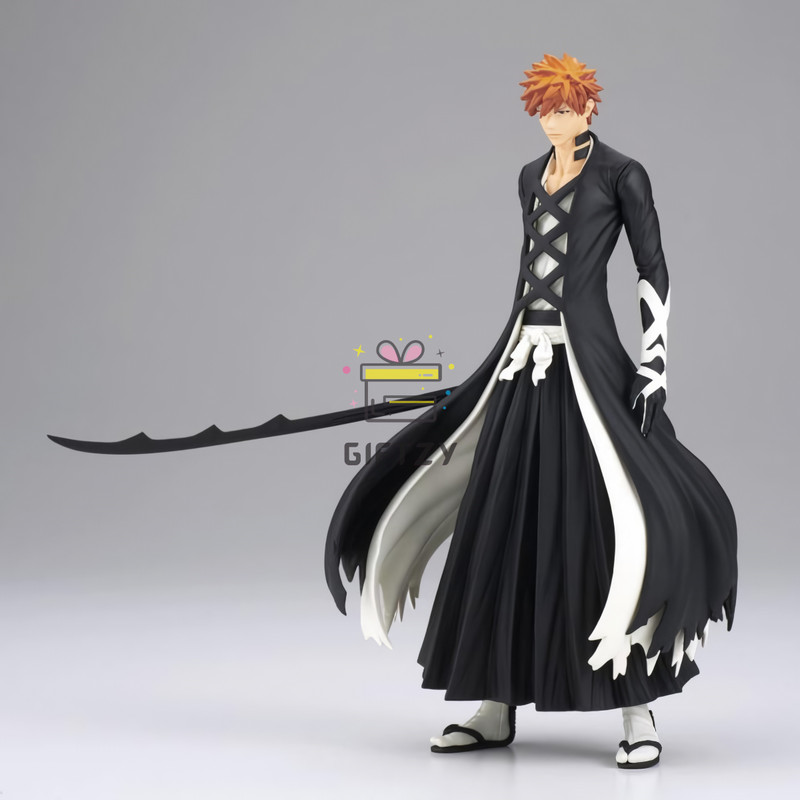 Giftzy Ichigo Kurosaki Bleach Action Figure Anime Collectible Toy Model for Fans(Multicolor)