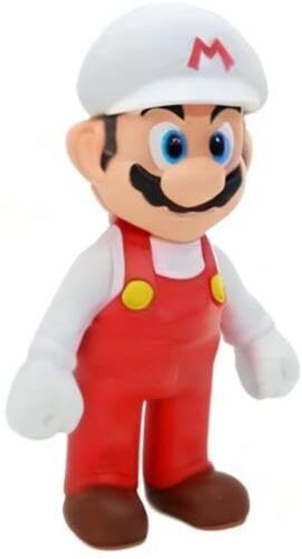 funfob Mario Toys Action Figures Height -11CM Collectible Gifting PVC (Mario Red White)(Multicolor)