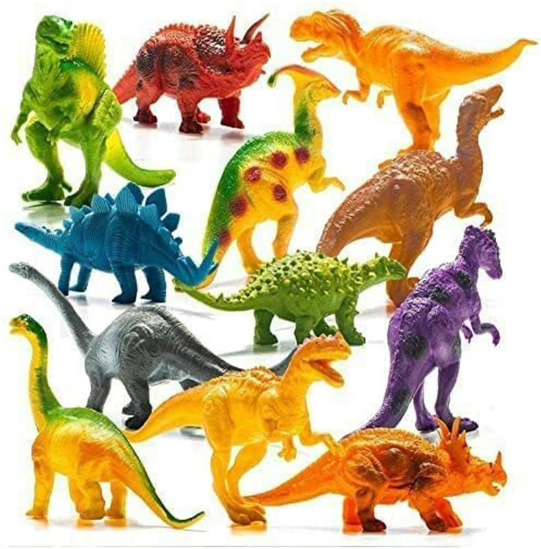 venimall Dinosaur Toy for Kids 12 Pieces Realistic Dinosaurs Figures Play Set Small Sized(Multicolor)