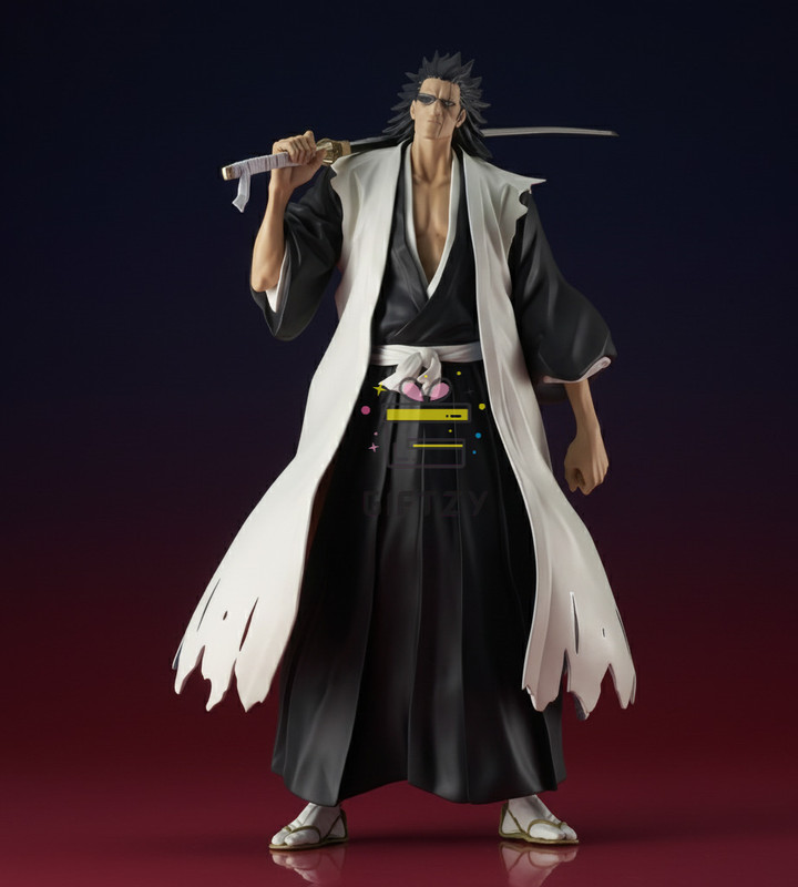 Giftzy Kenpachi Zaraki Bleach Action Figure Anime Collectible Toy Model for Fans(Multicolor)