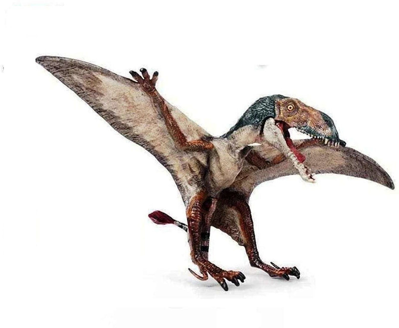 FOZZO-SK New Pterosaur Wings Dinosaur High Details Mini Figure Jurassic Park World Model(Brown)