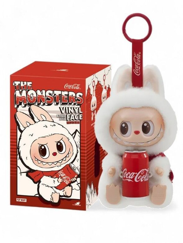 Bestie Toys Labubu The Monsters Coca Cola Series Vinyl Plush Figure(Multicolor)