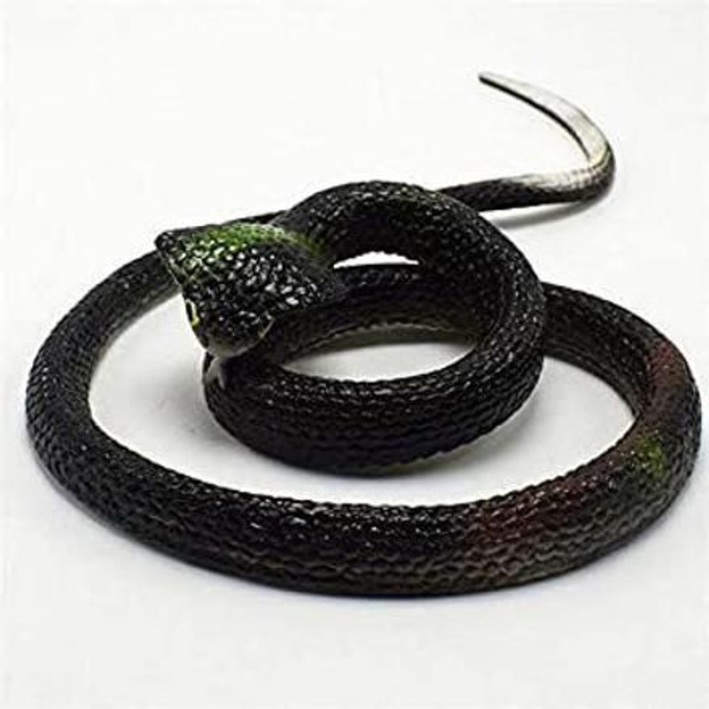 Nirmal Sales Best Toys & Gifts Rubber Snakes Prank Toy (Assorted Colours 24-inch) (Pack of 1)(Multicolor)