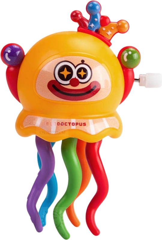 WOYR Dancing Clown Octopus Toy for Kids,Clockwork Twisting Crawling Octopus|Funny Toy(Multicolor)