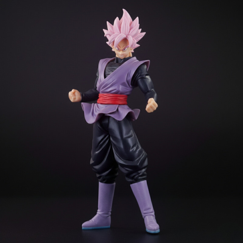 Bugstore Enterprises Goku Black Rose Action Figure 20 CM | DBZ Super Saiyan Anime Toy(Multicolor)