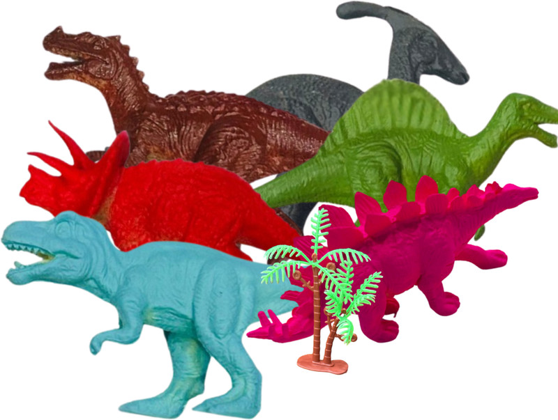 ZESTHOME 12 Pcs Realistic Dinosaur Animals Jurassic World Dino Animal Set Birthday gifts(Multicolor)