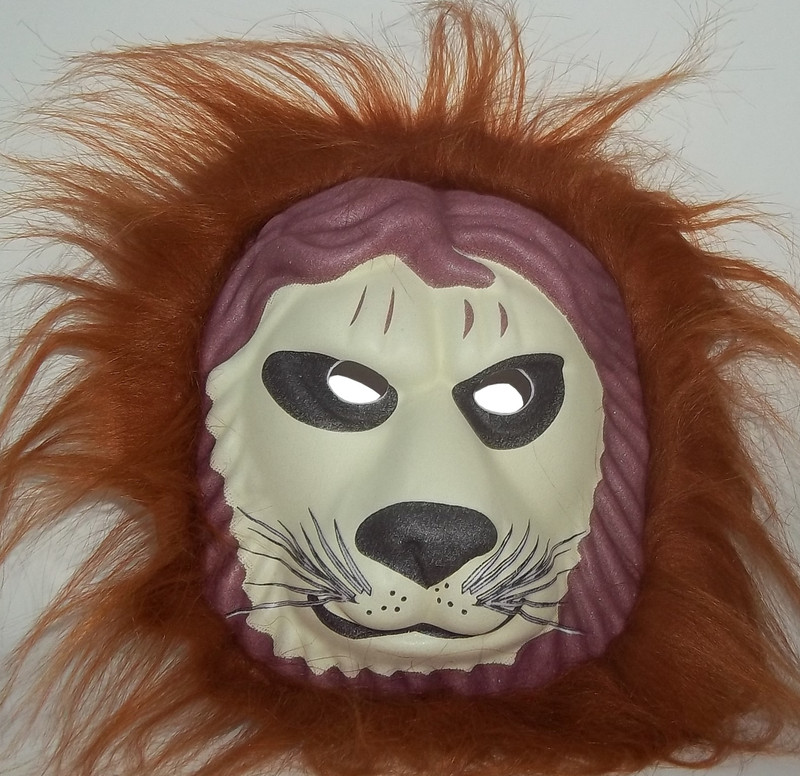 Avirons Tiger | Lion Mask For Kids Party (Rubber Form Mask)(Brown)