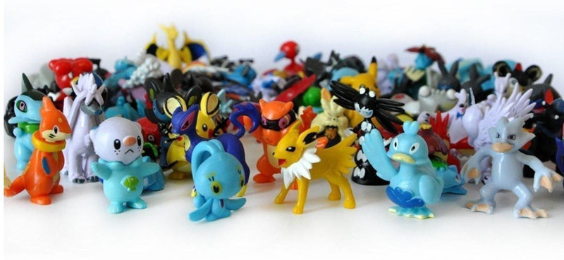 FOZZO-SK New Super Rare Exclusive PokeMon Tiny Toy Cartoon Models 24 Pcs. Figures Pack(Multicolor)