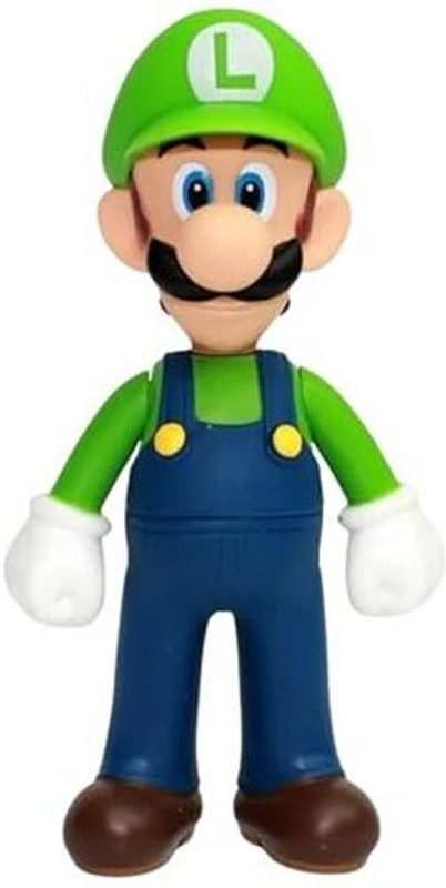funfob Mario Toys Action Figures Height -11CM Collectible Gifting PVC(Mario Green Blue)(Multicolor)