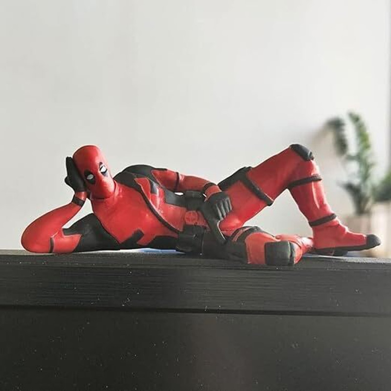 funfob Superhero Action Figure Mini Figurine Length-10cm for Car Dashdoard/Office Desk(Multicolor)