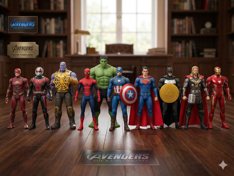 BAIRNINO Superhero Avengers Action Figures Toy Pack | 10 Characters Combo Set for Kids(Multicolor)