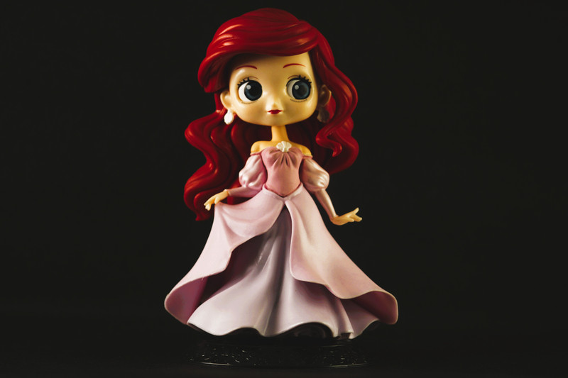 Wodec ARIEL THE MERMAID PRINCESS -Q POSKET PREMIUM COLLECTION(Red, Pink)