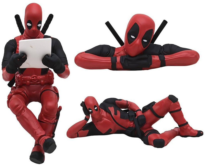 STYLELOOP PVC Action Figure Set of 3 – Desk Display for Office & Car Dashboard Decoration(Multicolor)