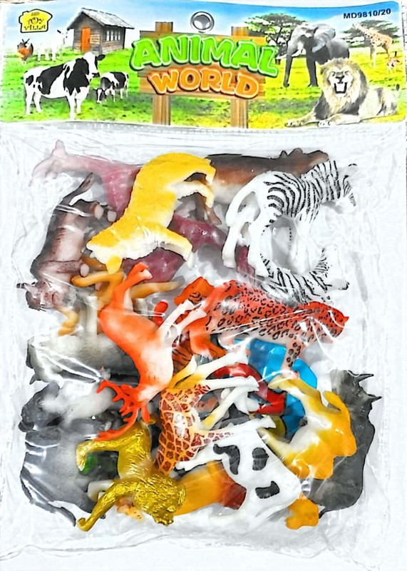 HASHONE Farm Animal Figures Toys for Kids | Realistic Animal Educational Toy Set(Multicolor)