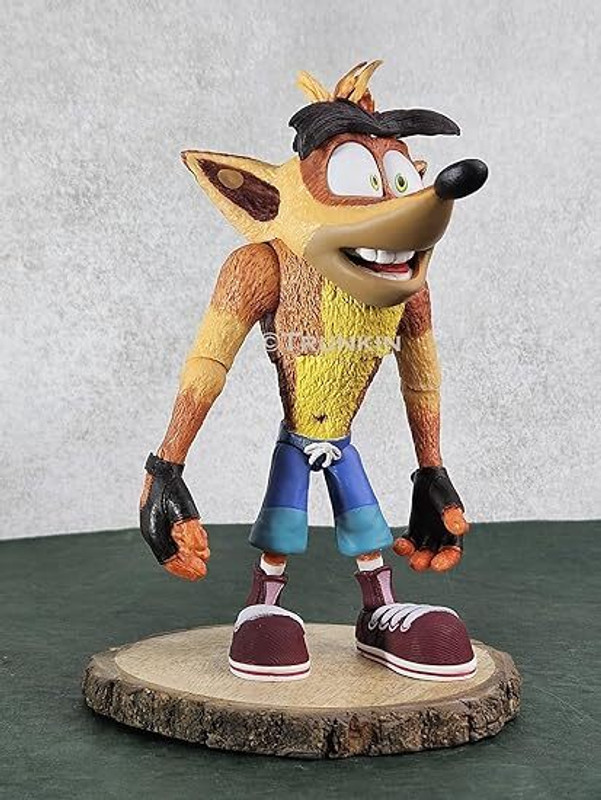 Pinaka Crash Bandicoot Action Figure 16CMCrash Material Plastic,(Multicolor)