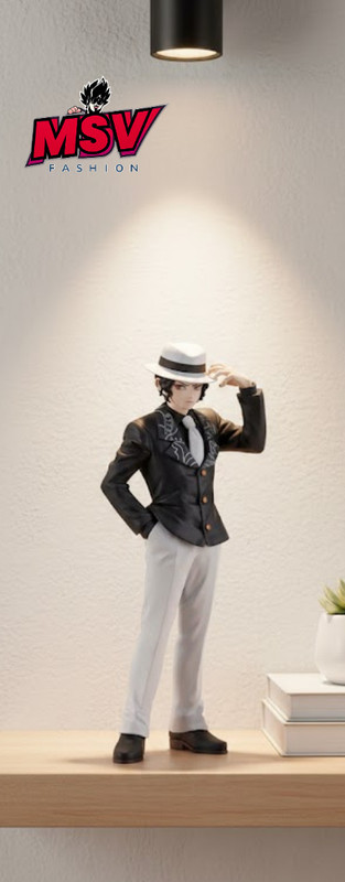 msvfashions Muzan Kibutsuji Anime Gentleman Action Figure(Multicolor)