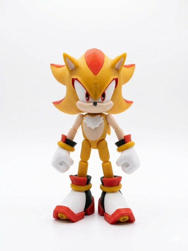 Tamashination Shadow the Hedgehog(Gold, Red)