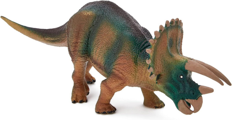 Super Toy Triceratops Dinosaur Action Figure Toy for Kids | Realistic Dinosaur Toy|3+ Yrs(Multicolor)