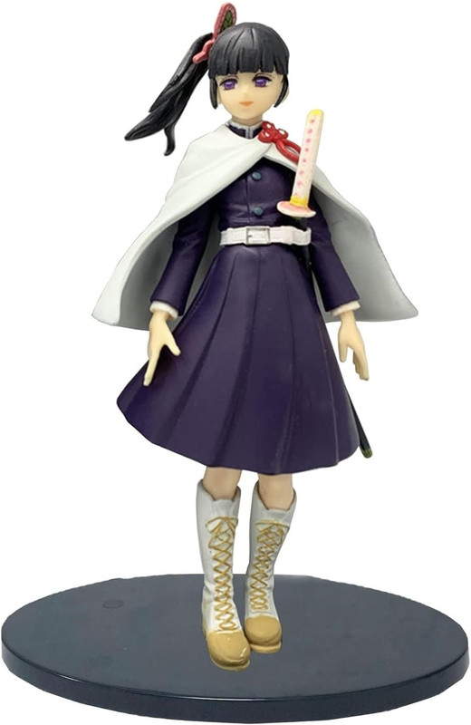 AweStuffs Kanao Tsuyuri Demon Slayer Action Figure Limited Edition For Car, Study Table(Purple)