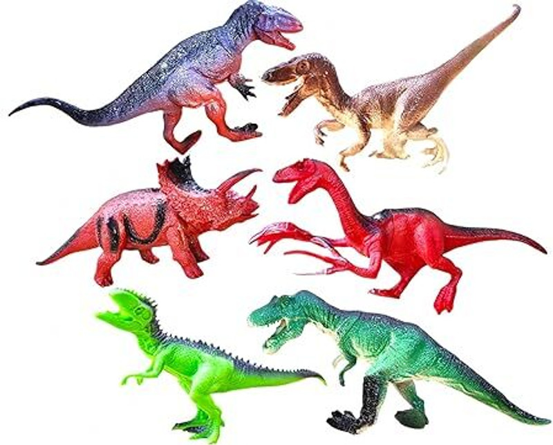 ZIQRA TOYS Big Size Dinosaur Toy, Jurassic Era, Learning and Educational Toys for Kids(Multicolor)