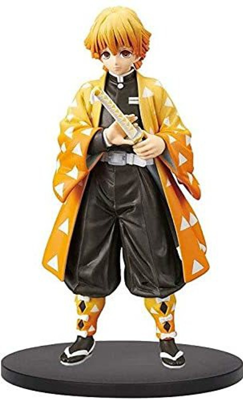 RVM Toys Demon Slayer Zenitsu Action Figure 15 cm Collectible for Office & Study Table(Multicolor)