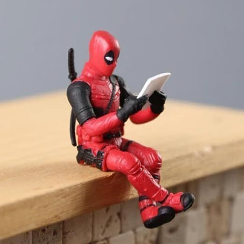 funfob Superhero Action Figure Height-9.3cm Multicolour PVC Figurine | DDPL Reading(Multicolor)
