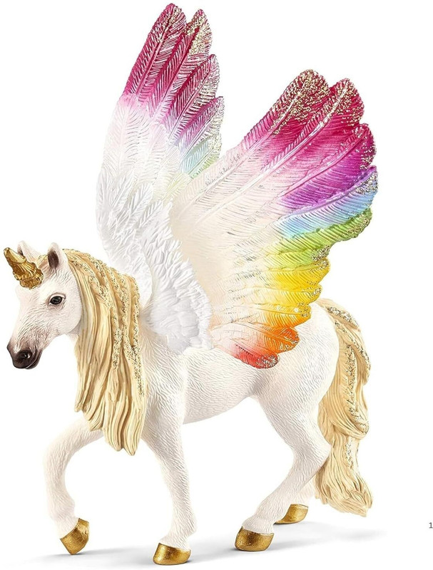 Mallexo Realistic Cute Unicorn Horse Toys for Kids Unicorns Animal Pegacorn Toy(White)