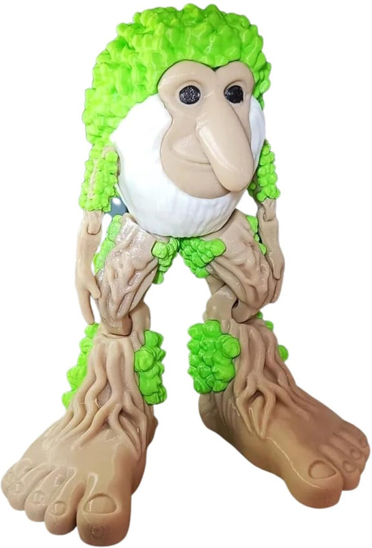 JIGGLEJUG Italian Brainrot Meme Toy Figurine | 3D Printed Articulated Meme Showpiece(Green)