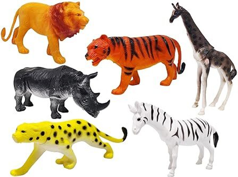 ZIQRA TOYS Farm realistic Animals for Kids, Animal Playset, Learning and Educational Toys.(Multicolor)