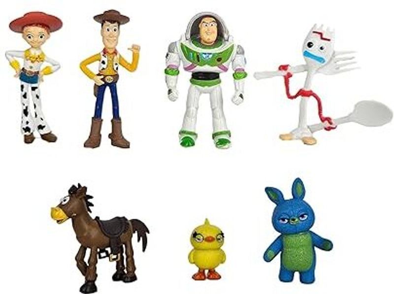 Pinaka Toy Story Set of 7 Chibi Set for Anime Collectiable(Multicolor)