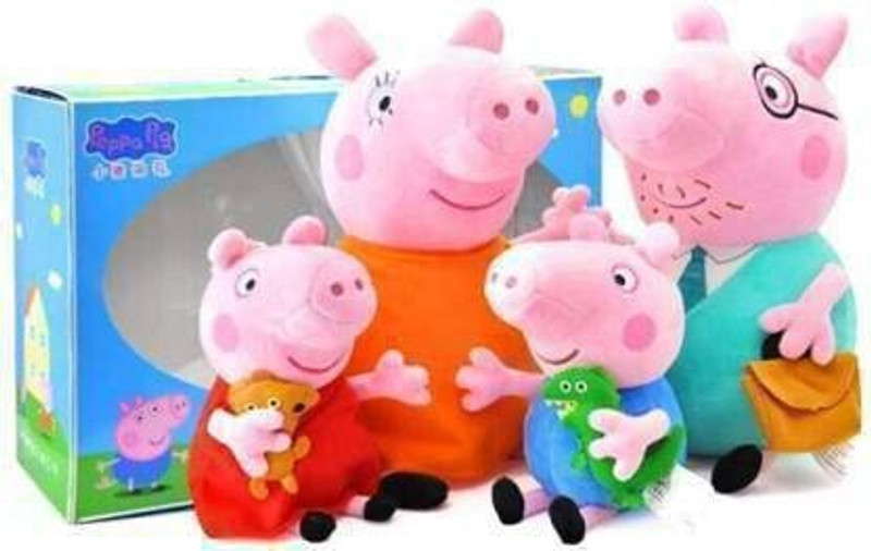TOYACHI Peppa Pig Toys Family Set Orginal Cartoon Animated Figures (Multicolor)54(Multicolor)