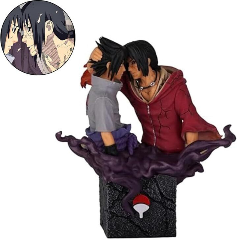 Stive Strong Anime Naruto Shippuden Itachi & Sasuke Action Figure- 17 cm(Multicolor)