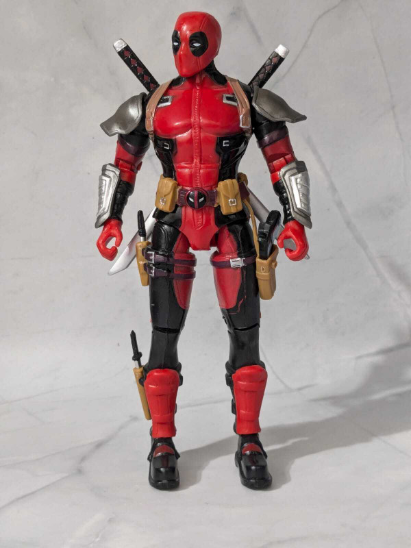 Raregets 18 cm Super Hero Dadpool Action Figure (with Accessories), Movable Joints fig(Multicolor)