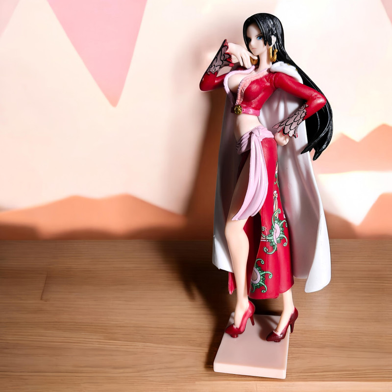 EpicTurners Boa Hancock One Piece Anime Action Figure Elegant Dress PVC Collectible Statue(Multicolor)