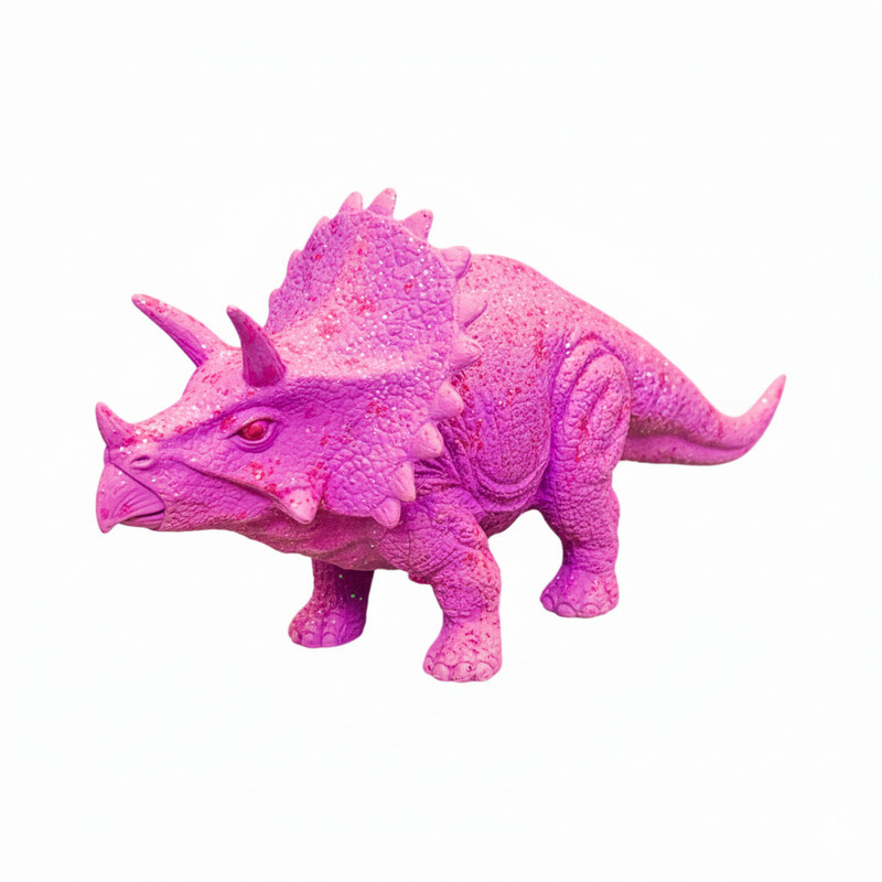 CHUTTI TOYS Big Dinosaur Toys for Kids -Educational Jurassic Triceratops Dinosaur Toys(Multicolor)