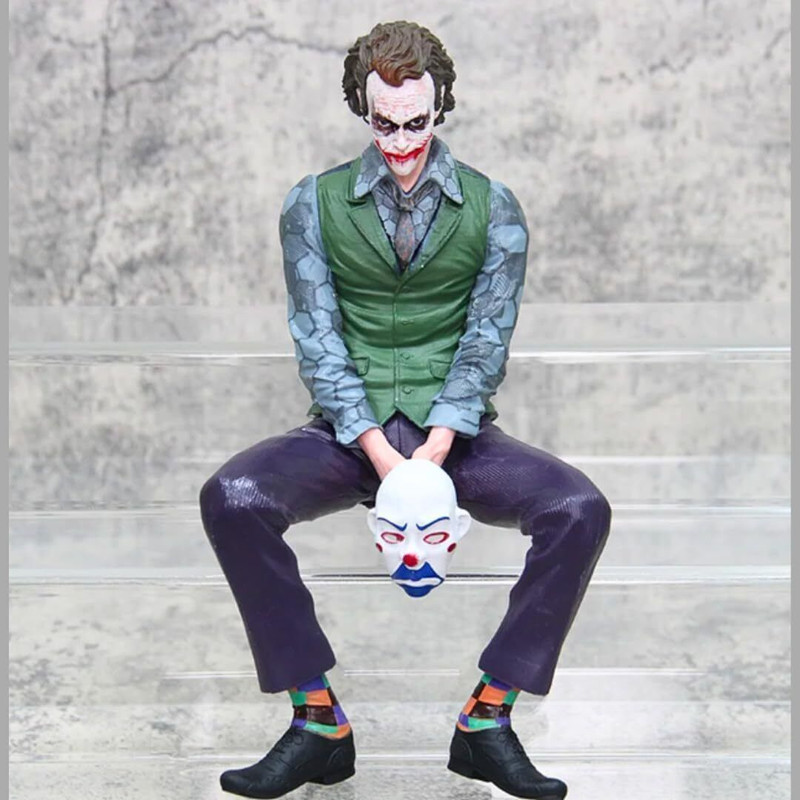 funfob Joker Car Figure Toy Height -15cm Joker Action figure(Multicolor)